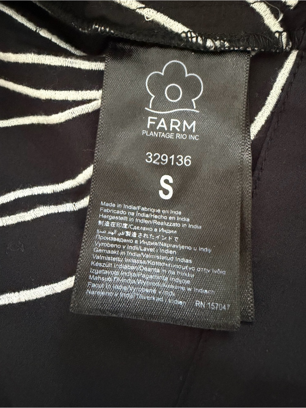NWT FARM RIO Black Nature Buttoned Maxi Dress - Picture 9 of 12
